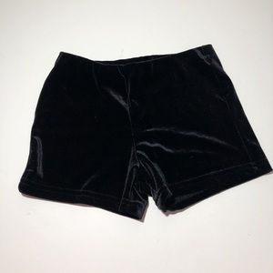 velvet shorts